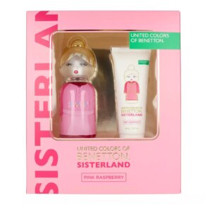 Dầu thơm SISTERLAND PINK RASPBERRY SET Bộ Quà (Nữ) chính hãng Benetton
