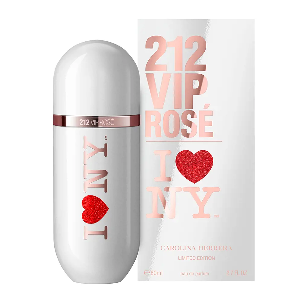 Nước hoa 212 VIP ROSÉ I LOVE NY Eau de Parfum (Nữ) dầu thơm chính