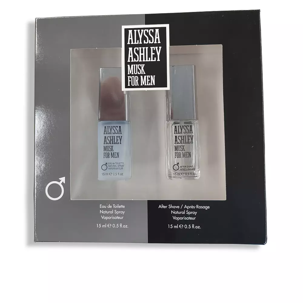 MUSK FOR MEN SET Eau de Toilette - Cologne (Nam) 2 Nước hoa Musk For Men Set 2 pz chính hãng Alyssa Ashley 3495080769010