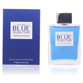 Nước hoa Blue Seduction Man Eau de Toilette Spray 200 ml chính hãng Antonio Banderas 8411061737835
