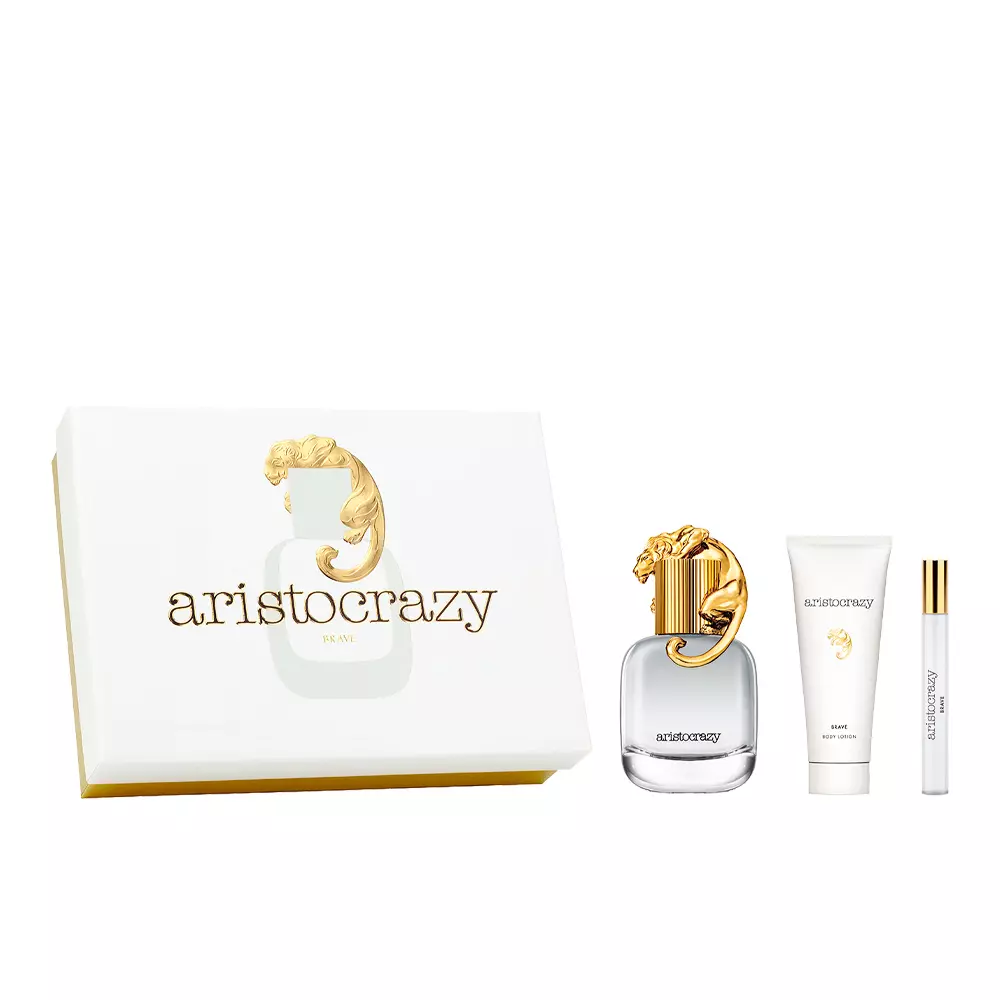 BRAVE SET Bộ Quà (Nữ) 4 Nước hoa Brave Lote 3 pz chính hãng Aristocrazy 8410190624863
