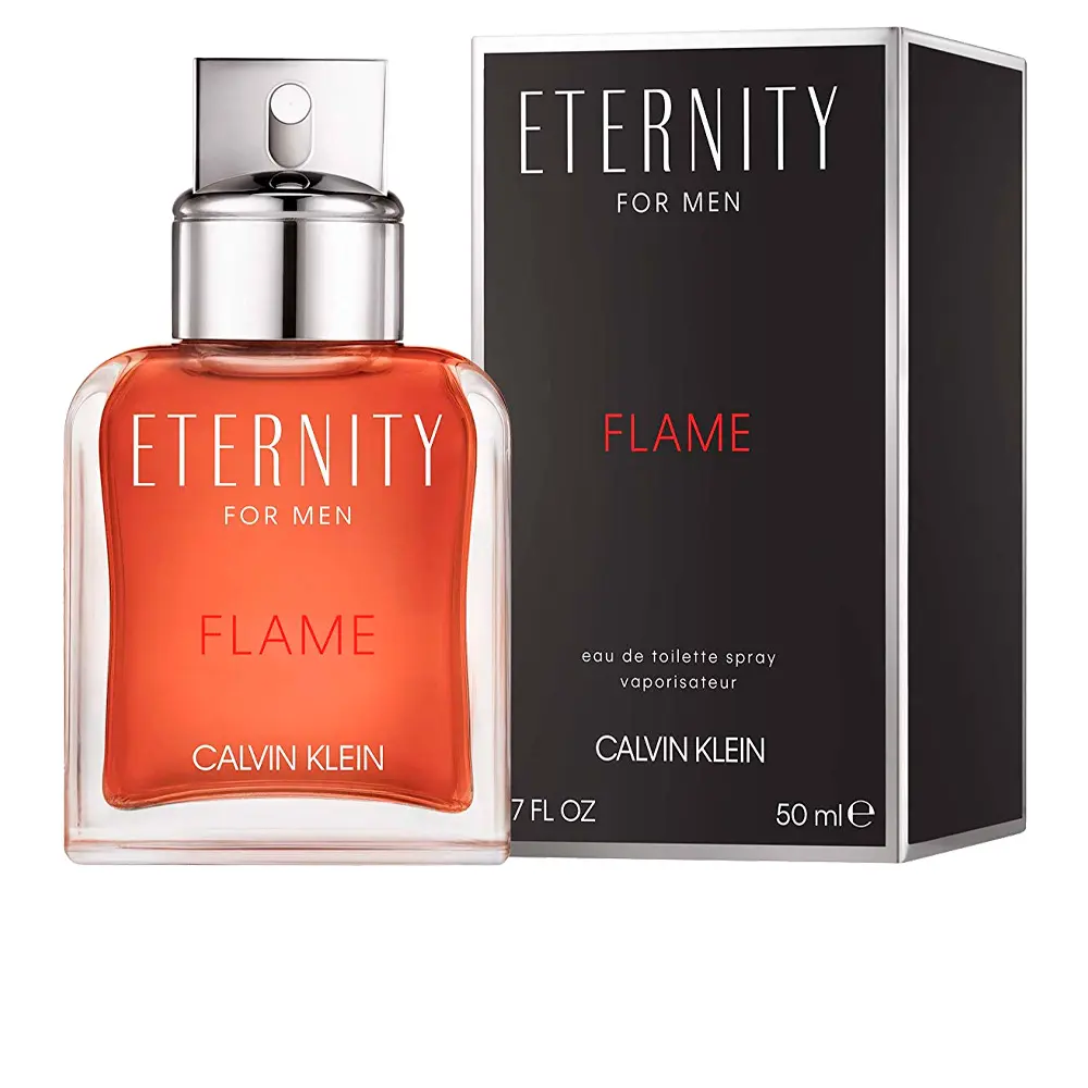 ETERNITY FLAME FOR MEN Eau de Toilette (Nam) 4 Eternity Flame For Men Eau de Toilette Spray 50 ml chính hãng Calvin Klein 3614225670473
