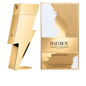 BAD BOY Eau de Toilette (Nam) 12 Bad Boy Gold Fantasy Eau de Toilette Spray Limited Edition 100 ml chính hãng Carolina Herrera 8411061028933
