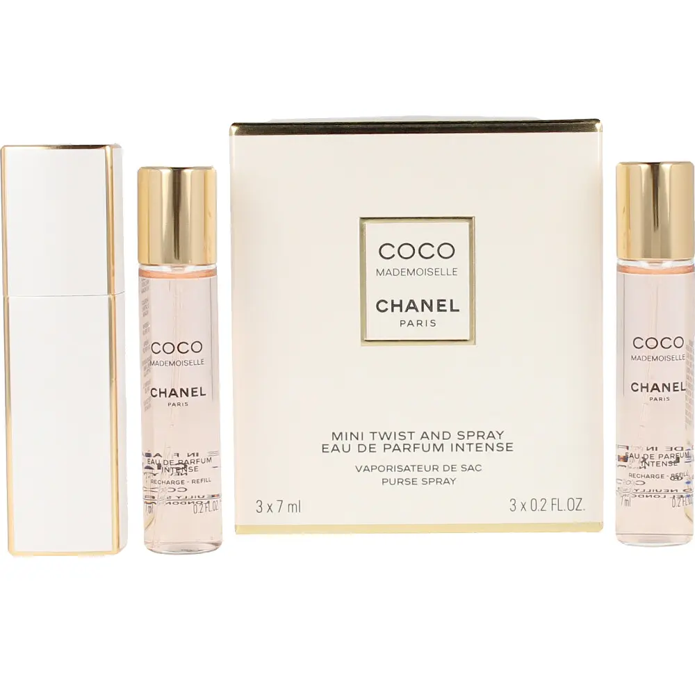 COCO MADEMOISELLE Eau de Parfum (Nữ) 4 Coco Mademoiselle Eau de Parfum Spray Twist & Spray Refills 7 ml chính hãng Chanel 3145891166002
