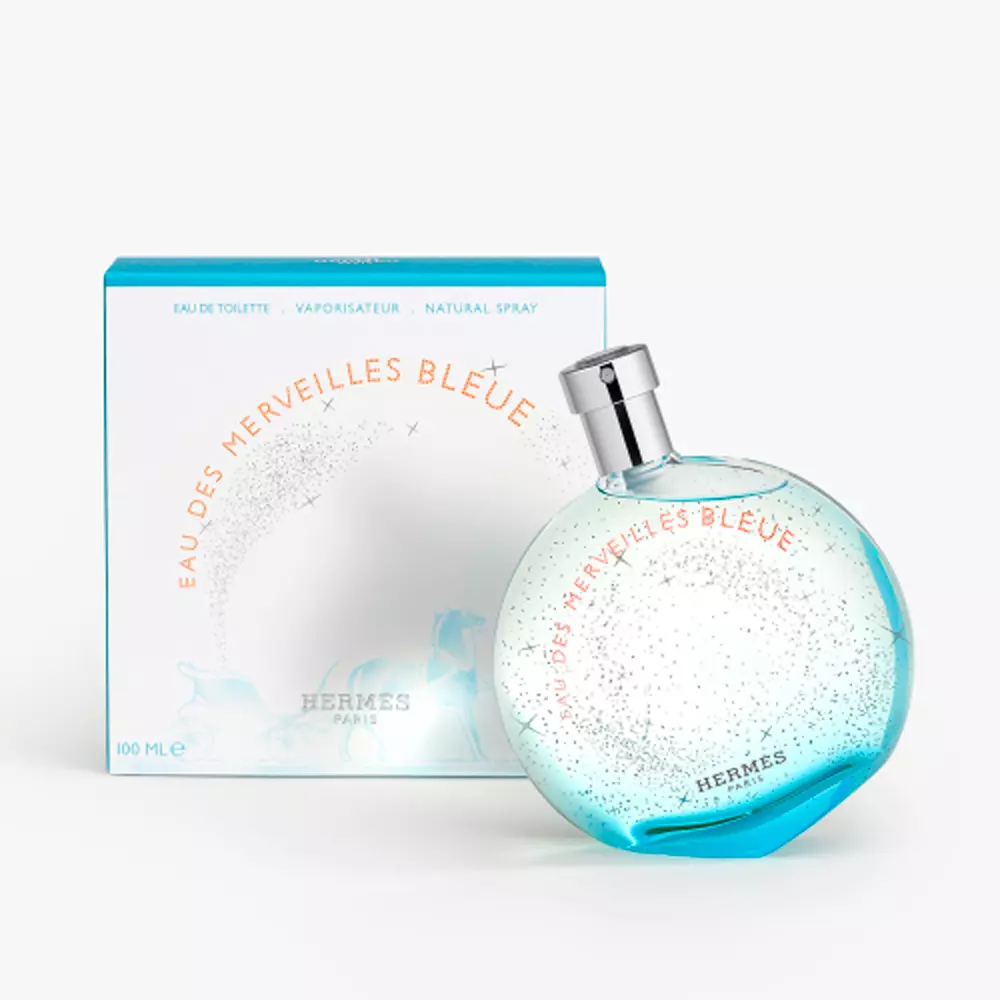 EAU DES MERVEILLES BLEUE Eau de Toilette (Nữ) 6 Eau Des Merveilles Bleue Eau de Toilette Spray 100 ml chính hãng Hermès 3346130009320