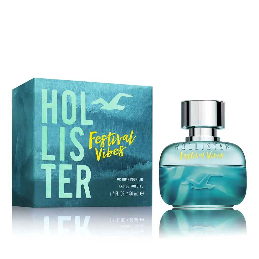 FESTIVAL VIBES FOR HIM Eau de Toilette (Nam) 6 Festival Vibes For Him Eau de Toilette Spray 50 ml chính hãng Hollister 0085715268525