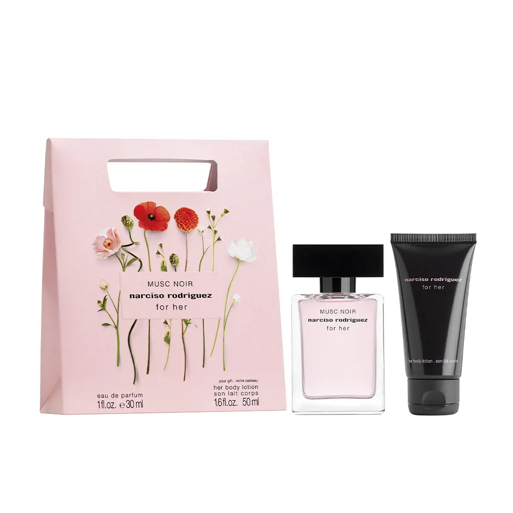 FOR HER MUSC NOIR SET gift chest (Nữ) 3 Nước hoa For Her Musc Noir Set 2 pz chính hãng Narciso Rodriguez 3423222092603