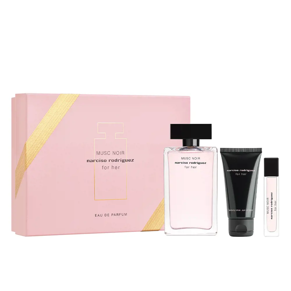 FOR HER MUSC NOIR SET gift chest (Nữ) 2 Nước hoa For Her Musc Noir Set 3 pz chính hãng Narciso Rodriguez 3423222055950