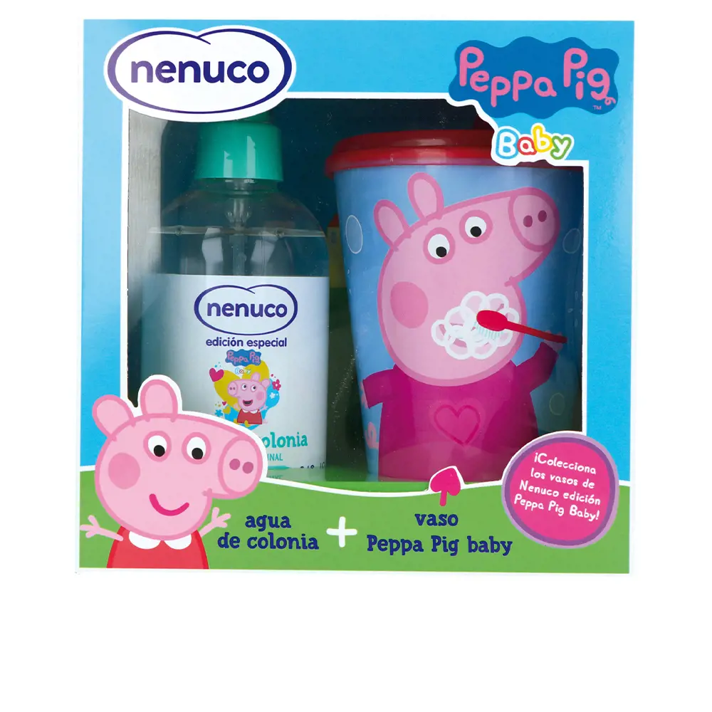 PEPPA PIG AGUA DE COLONIA SET Baby fragrances Eau de Cologne EDC (Unisex) 2 Nước hoa Peppa Pig Agua De Colonia Lote 2 pz chính hãng Nenuco 8428076003749