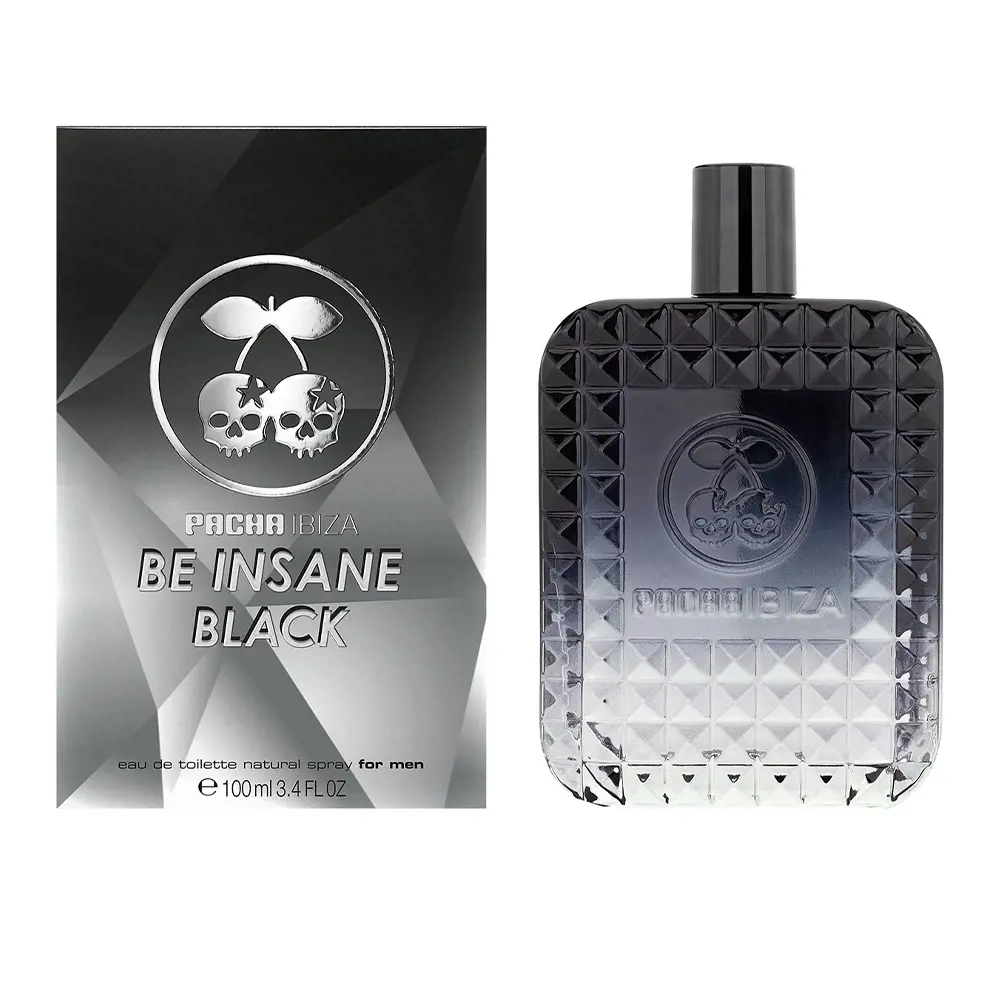 PACHA IBIZA BE INSANE BLACK MEN Eau de Toilette (Nam) 2 Nước hoa Pacha Ibiza Be Insane Black Men Eau de Toilette Spray 100 ml chính hãng Pacha 8411061003299
