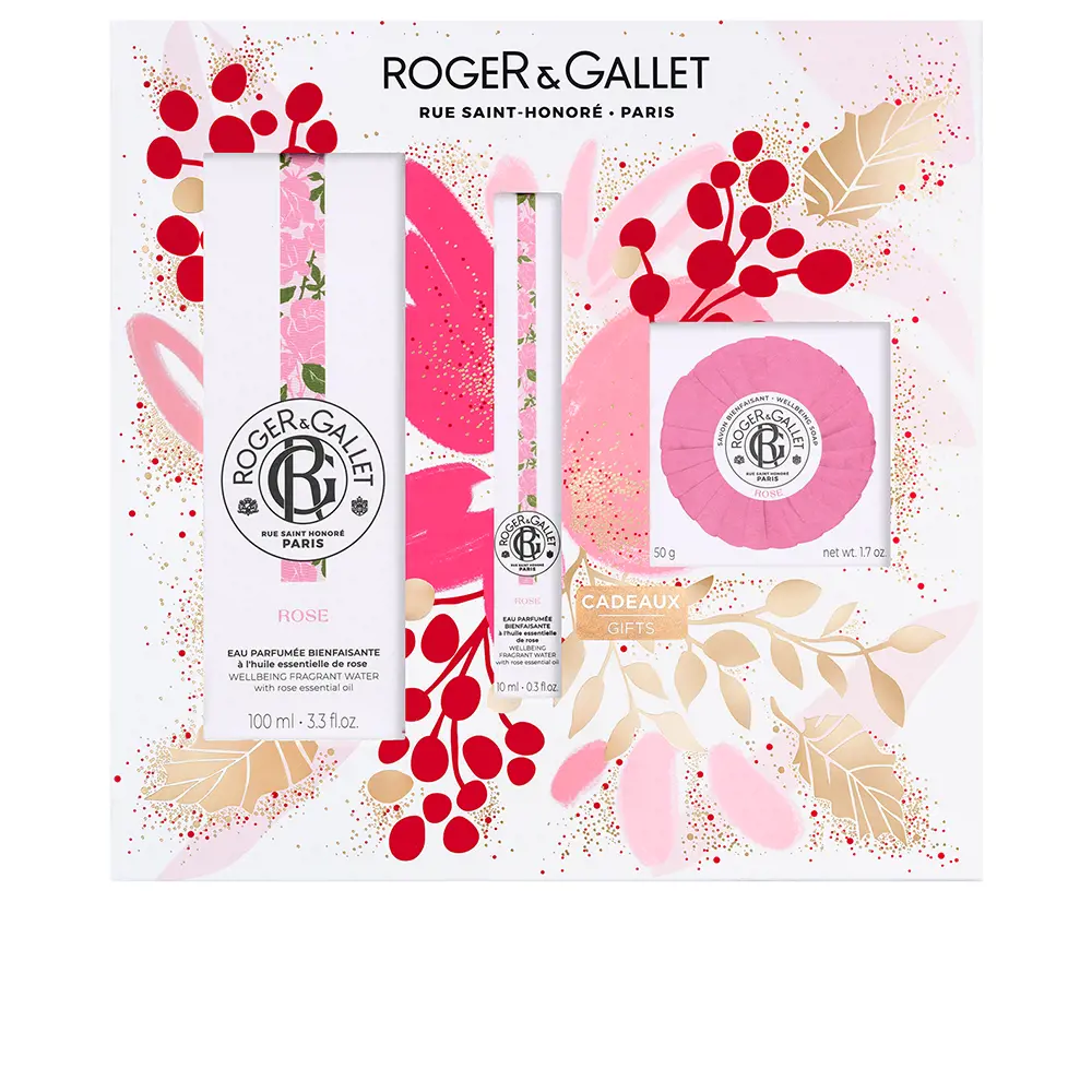 ROSE LOT Eau de Parfum (Nữ) 3 Nước hoa Rose Lot 3 pz chính hãng Roger & Gallet 3701436912932