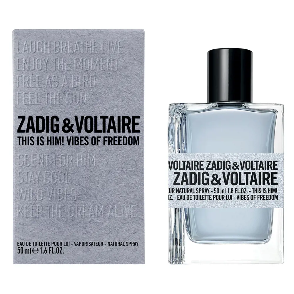 THIS IS HIM! vibes of freedom Eau de Toilette (Nam) 8 This Is Him! Vibes Of Freedom Eau de Toilette Spray 50 ml chính hãng Zadig & Voltaire 3423222048457